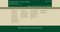 Desktop Screenshot of murrietacemetery.org